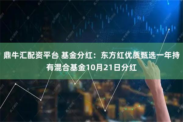 鼎牛汇配资平台 基金分红：东方红优质甄选一年持有混合基金10月21日分红